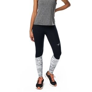 NWT Endeavor Black and Gray Power Up Athletic Leggings Size XS
